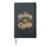 Book Lover Reading Makes Me Cappy Reader Capybara Hardcover Journal, Black