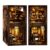 Book Nook Kit – DIY Miniature House Kit Doll House – 3D Wooden Puzzles with LED Lights Book Nook Kits for Adults and Craft Collectors