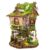 Book Nook Kit DIY Miniature House, 3D Wooden Puzzle Rowan’s Tree House with Warm LED Lights, Wooden Craft Bookshelf Decor Birthday Gifts for Family Friends