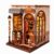Book Nook Kit for Adults, 3D Wooden Puzzle Dollhouse with Light