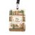 Bookshelf Teacher Id Tag with Lanyard, Custom Name Teacher Leather Badge Holder, PU Leather ID Badge Holder for Teachers, Back to School Gifts for Women Men, School Supplies, Teachers Must Have
