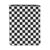 Book Sleeve with Zipper, Chessboard Black White Book Protector Pouch