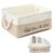 Book Storage Baskets for Organizing, Book Lover Gifts Read The Books List Storage Organizer with Handles, Durable&Collapsible Storage Bin Bookworm Gift – Perfect for Club Members Teacher Student