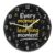 Book Wall Clock, Chalkboard Modern Light Bulb Cube None Black Quiet Wall Clock for Garage Game Room Outdoor Decoration 11.6×11.6 Inches