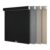 Boolegon Blackout Roller Shades for Windows, Black, Custom Size