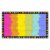 Booooom Jackson 7’6″ x 13’1″ Large Classroom Rug – 24 Seats Puzzle Carpet for Preschool, Daycare, Elementary, Fade & Stain Resistant Nylon Seating Rug with Shapes Border