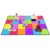 Booooom Jackson Classroom Rug – 6’5”x 9’8” Sweet Macaron Seating Preschool Classroom Carpet, Non-Slip & No-Trip Edges, Vibrant Colors for Kids Playroom Floor Mat