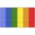 Booooom Jackson Classroom Rug – 7.5ft x 13ft Rainbow Square Preschool Classroom Carpet, Non-Slip & Stain Resistant, 20X Easy Clean, Thick Nylon Kids Playroom Floor Mat