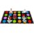 Booooom Jackson Classroom Rug – 7’6”x13′ Rainbow Seating Dots Preschool Classroom Carpet, Non-Slip & No-Trip Edges, Vibrant Colors for Kids Playroom Floor Mat