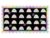 Booooom Jackson Pastel Black Classroom Rug 7’6″ x 13’1″ for 24 Kids – Calming Corner Carpet with 24 Hearts & Rainbow Arches, Non-Slip Area Rug for Preschool Kindergarten, Soft Kidcore Circle Time Mat