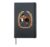 Boop Funny Pilgrim Turkey Thanksgiving Cute Fall Holiday Hardcover Journal, Black