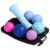 BOOTMOON 6Pcs Massage Ball Set with Peanut Massage Ball, Spiky Ball, Lacrosse Ball, Massage Roller – Deep Tissue Massage & Muscle Tension Relief for Feet, Back, Arm, Neck, Shoulder, Legs (Storage Bag)