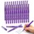 Bornerwhite 24 Pcs Purple Felt Tip Pens 0.7mm Medium Point Felt Tip Markers Pens for Journaling Writing Note Taking Planner Drawing School Office and Art Supplies for Teachers Students