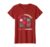 Born To Reinforce, Forced To Document RBT Design T-Shirt, Women, Cranberry Red, Medium