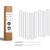 Borosilicate Glass Tubes 6 Inch 10mm – Thick Wall Transparent Glass Blowing Tubes Temperature Resistant – Beginners Starter Kit – 8pcs + 2 Brushes – Crafting, Chemistry, Making Signs