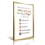 Borsxtzy How Are You Feeling Today Aluminum Picture Frames with Tempered Glass Acrylic Ready to Hang Poster with Removable Mat for Living Room Bedroom Office Golden-style12x16inchs(30x40cm)