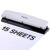 Bostitch 3-Hole Punch, 15 Sheet Capacity, Heavy Duty All-Metal Paper Punch, Non-Slip Base, Easy-Empty Chip Tray, 9/32″ Holes, Fits Standard 3 Ring Binders, Office, School & Home, White