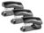 Bostitch Office Heavy Duty Stapler, 40 Sheet Capacity, No Jam, Half Strip, Fits into the Palm of Your Hand, For Classroom, Office or Desk, Black, 3-Pack