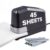 Bostitch Office Impulse Heavy Duty Electric Stapler Value Pack, 45 Sheet Capacity, Includes 5,000 Staples, No-Jam, Faster Stapling, Silver
