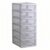 Bothyi Desktop Storage Drawer File Organizer Paper Holder Document Cabinet Crafted from PP Suitable for Home Office Dorm, 6-Layer White Frame With White Transparent Drawers