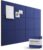 Bounmer Large Cork Bulletin Board – 48″ x 36″ Cork Board for Walls – 12 Pack Felt Tiles, 60 Removable Safe Adhesive Tabs & 30 Pushpins – for Office, School, Home Decor (Navy Blue)