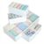 Boximo 6-Pack Drawer Organizers for Clothes, Dresser Bins for Nursery, Closet, Baby Clothes, Underwear & Socks for Drawers Wardrobe White