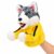 Boxing Hand Puppets Animal Kung Fu Plush Toy with Sound for Pet Interactive