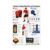 Boxing Training Materials and Techniques Poster for Gym, 13×19, Portrait, Unframed