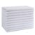 boxoon 10 Pcs White Microfiber Cleaning Towels, 11.8 x 23.6 in / 30 x 60 cm, Soft and Non-Linting, Highly Absorbent, Multipurpose Cleaning Cloths for Home, Kitchen, Car, Glass, and Floor Cleaning