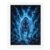 Bozfoxa Paint by Numbers Kit for Adults Beginner Blue Fire Tiger