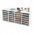 BQDRTMZ Literature Organizer, 24 Compartments PVC Mail Organizer