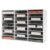 BQDRTMZ Literature Organizer, 27 Compartments PVC Mail Organizer