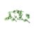 Brad 500pcs 4.5 * 8mm Scrapbook Metal Brads Scrapbooking Accessories Embellishment for Wedding Supplies Dolls Paper Craft(Light Green)