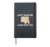 Braille Alphabet Number Blindness Reader Hardcover Journal, Black