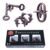 Brain Teaser Puzzle for Adults Puzzles Metal Hole Lock Adult Educational Toy Jigsaw IQ Puzzle (Ferrous)