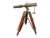 Brass Pirate Spyglass Telescope Nautical Desk Decor with Wood Tripod