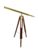 Brass Telescope on Stand: Retro Nautical Home Decor (60.63 Inches)