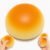 Bread Squishy Toy, Palm-Sized Round Bun Squeeze Toy, Slow-Rising Soft PU Foam Sensory Fidget for Stress Relief, Non-Edible Desk Fidget for Workspaces and Home