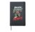 Breaking Bins and Hearts Trash Panda Raccoon Hardcover Journal, Black