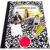 BreezeHug 7.6 x 5 ft Large Composition Notebook Rug, Back to School Floor Mat, Crystal Velvet Non-Slip Backing Mat, Educational Carpet for Classroom Daycare Preschool Kindergarten Playroom