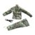BreezeTrading 1/6 Scale Male Uniform Suit Jacket Pants DIY Doll Scene Photo Prop Kids Gifts