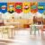 Breling 6 Pcs Classroom Valance Curtains, 36 x 24 in,Comics Style