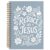 BRGYRS Christian Jesus Floral Spiral Notebook Journal 5.5×8.3Inch