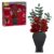 Brickcraft Bricktanicals Midnight Flower Bouquet Building Set, Gothic Blood Rose Halloween Arrangement with Coffin Vase, 596-Piece Building Block Flowers, Goth Home Decor Gift for Her, Girlfriend Wife