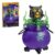 Brickcraft Halloween Cat Cauldron Building Kit (210 Pieces), 2-in-1 Black Cat and Witch Cauldron Build, Spooky Decor Collectible Gift