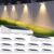 Brightever Solar Fence Lights White 12-Pack, 3 Modes (3000K/5000K/6500K)