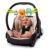 Bright Starts Take Along Musical Carrier Baby Activity Toy Bar, Hanging Car Seat Toy, 4 Fun Melodies, Fine Motor Skill Development Ages Newborn +, Multi-Color