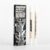 Bright White Acrylic Paint Markers 4 Pack, Dual Tip Brush & Fine Paint Pens