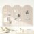 Brighulo Large Arched Felt Bulletin Cork Board, 35″ x 24″, Beige