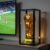 BRIKSMAX Modular Interlocking Display Case for LEGO 43020 FIFA World Cup, Acrylic Stackable Dustproof Display Box with Door, Clear PET Panels, Storage Showcase Case, 7.48″ x 7.48″ x 15.75″, Black
